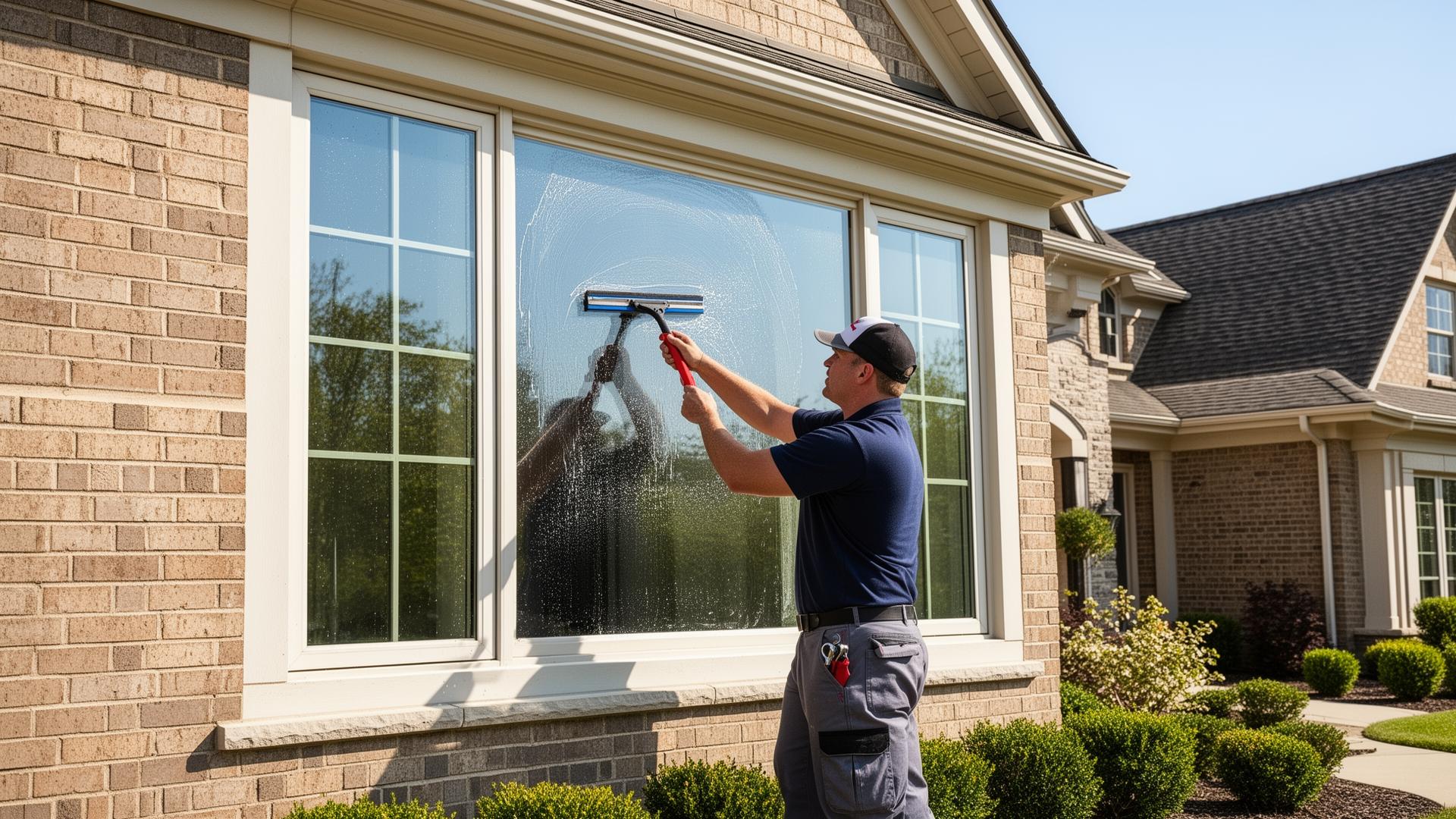 Bright Clean Window Glass for Homes and Businesses